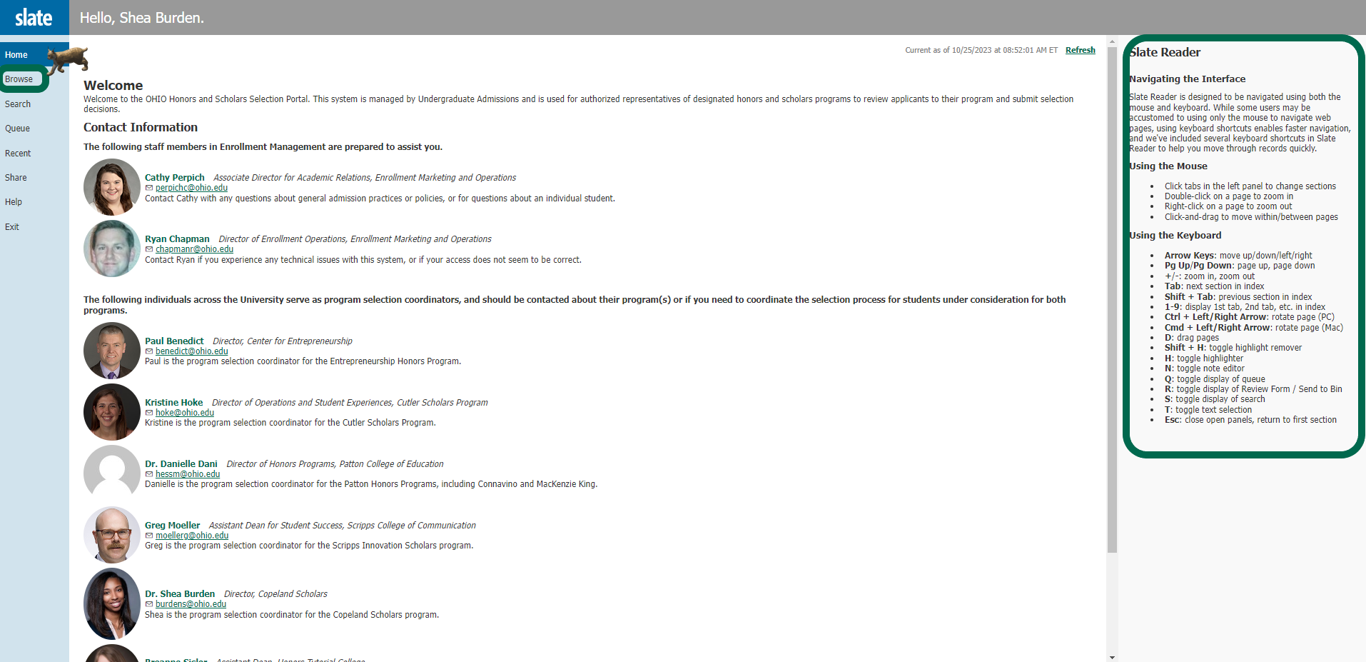 Screenshot of Slate