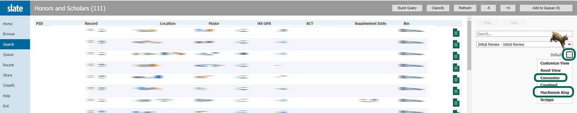 Screenshot of Slate